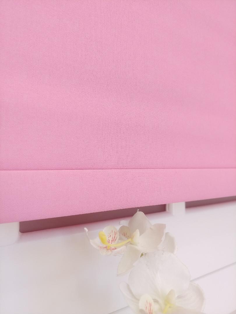 Pembe Renk İthal Mat Stor Perde - Stor Perde - 4