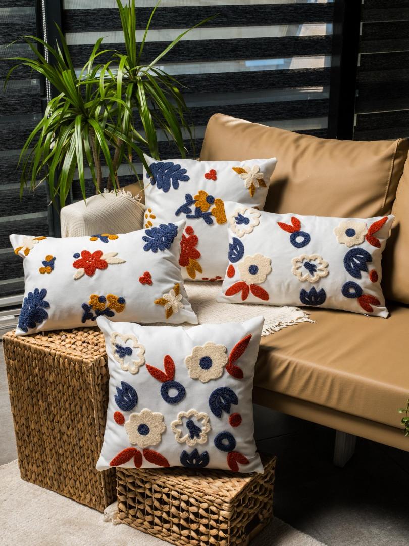 Yeliz Home 4 lü Punc Kırlent Seti 1601 - Ev Tekstili online satış