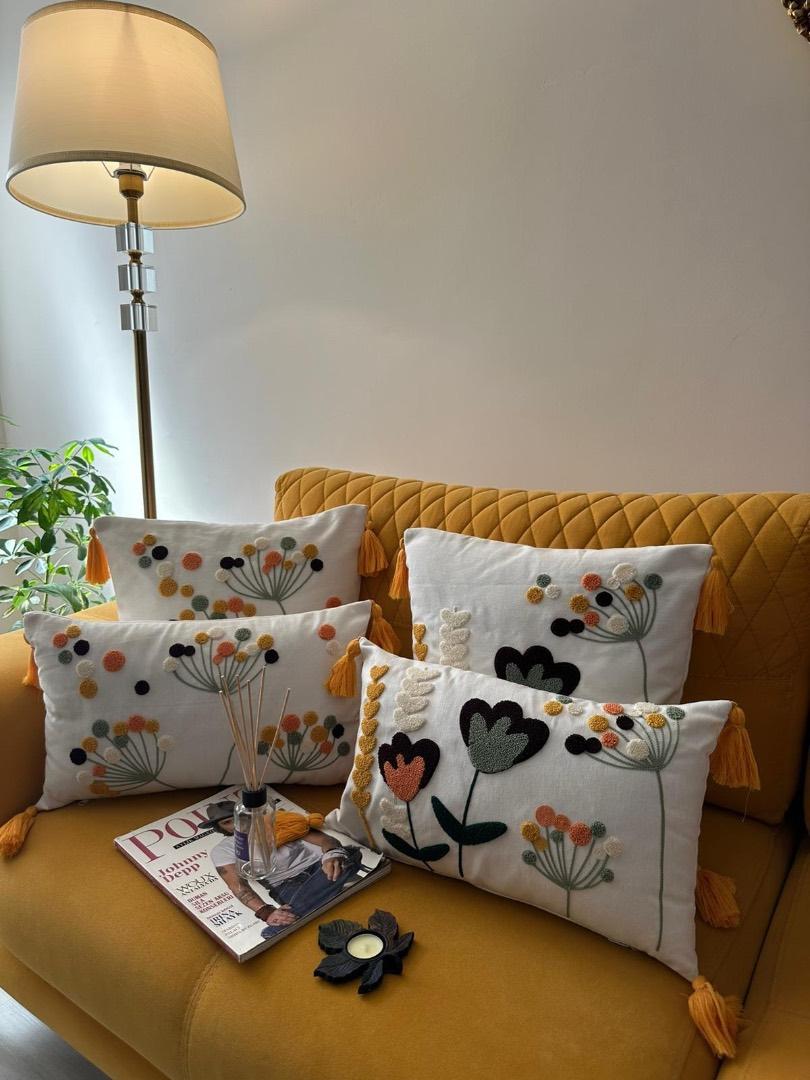 Yeliz Home 4 lü Punc Kırlent Seti 1602 - Ev Tekstili online satış