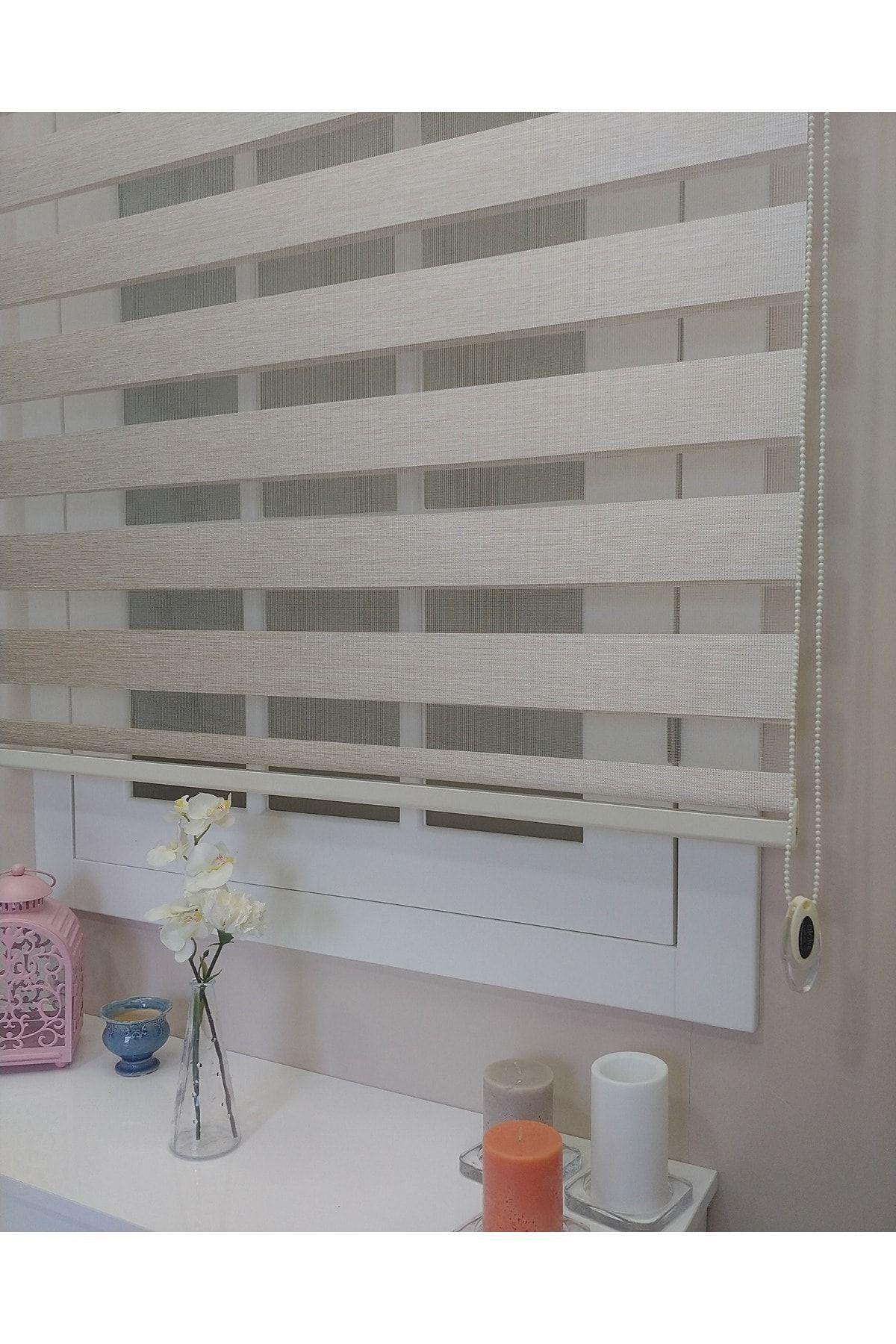 Koyu Krem Bambu Zebra Stor Perde - Trendyol Ürünleri online satış