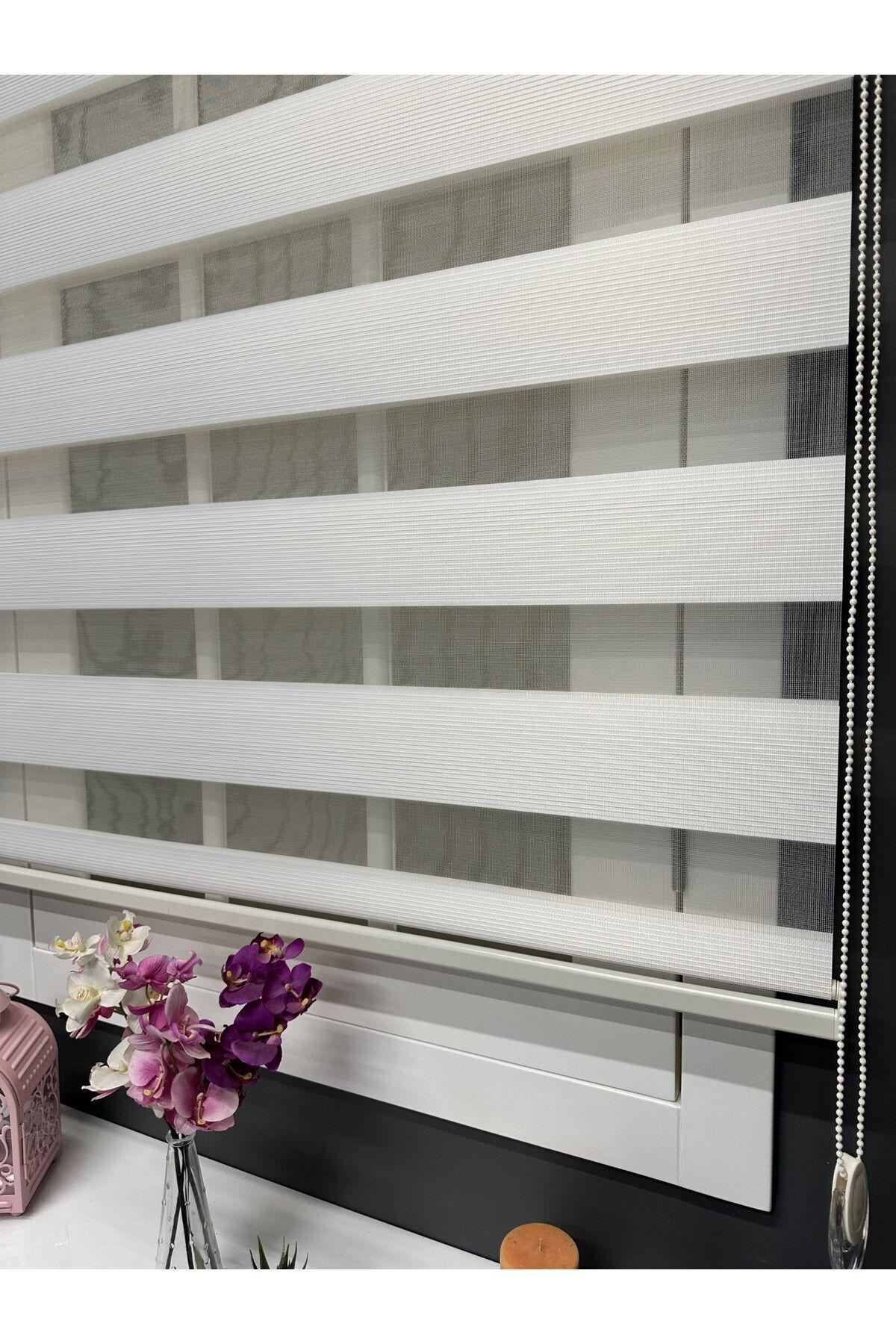 Atölye Perde Krem Rengi Mikro Plise Zebra Stor Perde - Trendyol Ürünleri online satış