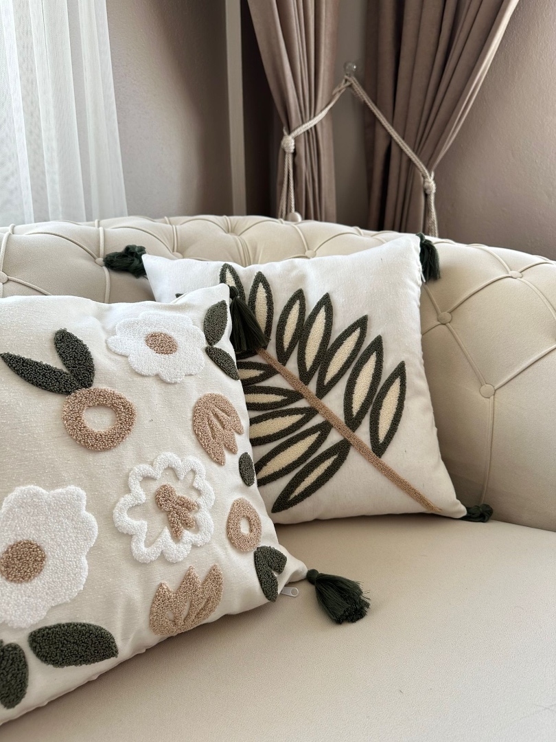 Yeliz Home 2 li Punc Kırlent Seti 1603 - Görsel 1